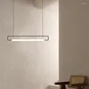 Pendelleuchten Designer Licht Luxus Linien Nordic Restaurant Lange Kronleuchter Büro Couchtisch LED Minimalistische Esszimmer Bar Lampe