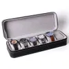 Scatole per orologi Custodie 6 10 12 griglie Scatola portatile Organizzatore Cofanetto in pelle PU con chiusura lampo Display braccialetto multifunzionale classico C316O