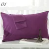 Pillow Case ZUEXVOFY Cotton 2PCS 70 50 75 Solid Pillowcase Decorative Cover Bedding For El Wedding Gray White