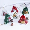 Forniture per feste Anno Natale Campana di ferro Decorazione per albero Accessori per ciondoli Bambola di corda Vecchio pupazzo di neve