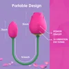 Skönhetsartiklar kraftfull ros suger vibrator kvinnlig klitoris klitis sucker vakuum bröstvårta stimulator älskar ägg sexiga leksaker varor för kvinnor vuxna 18