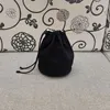 Fashion card packaging black tie mouth cosmetic bag drawstring storage bags travel bale with box for ladies favorite vogue items VIP gifts