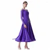 Stage Wear M-19278 High-end Ballroom Practice Dress Women Lyrical Dance Costume Flamenco Sexy na sprzedaż