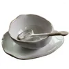 Пластины европейский стиль керамический кухонная посуда нерегулярная рисовая чаша творческая десертная салат фарфоровый обеденный зал блюдо соус 1pcs