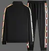 Cienki technik Prole Men Designer Designer Stupy Dwuczęściowy zestaw sportowych spodnie dresowe z długim rękawem na wiosenne jesień 4xl Męskie odzież