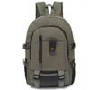 Plecak wojskowy płótno dla mężczyzn zamki błyskawiczne plecaki laptopa podróży na ramię Mochila notebook szkolne w stylu szkolne torby szkolne