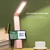 Lampade da tavolo Lampada a LED Dimmerabile Touch Desk Protezione degli occhi USB per camera da letto Studente da ufficio Luce notturna con portapenne