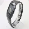 Remise Cadran noir montre limitée femme pointeur doré montre-bracelet noir inoxydable femmes Watches2737