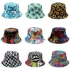 Berets ins plant printpatroon visser hoed vrouwen lente zomer zonbestendige mannen bekken bekken unisex strand emmer casual