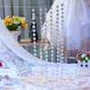 Curtain Clear 1m DIY Garland Diamond Rhinestone Acrylic Crystal Bead Wedding Party Decor Beaded