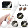 Beauty Items Double-Motor Dildos Vibrator for Woman 10 Modes Clitoris Stimulator G Spot Vagina Massager Couples Wand sexy Toys Masturbator