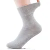 Chaussettes pour hommes de haute qualité décontracté affaires pour hommes coton marque équipage automne hiver noir blanc Meias Homens 5 paires