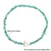 Collane con ciondolo Collana con perline di pietra irregolare Quarzi Agat Amazonite Fascino color oro Semplice girocollo Reiki per gioielli da donna Amico