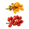 Dekoracja imprezy sztuczne fałszywe owoce czerwone realistyczne pomidory wiśniowe do domu Praphy propon sala pokój x37b