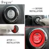 Ceyes For Nissan Qashqai Juke J10 J11 X-Trail Tiida Auto Start Stop Ignition Engine Button Ring Covers Case Car Styling Stickers