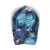 Caps de bola imprimem boné de beisebol elegante feminino viseira chapéu de malha algodão ajustável snapback hip hop caminhão streetwear