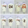 QQQ8 AIR01 Vintage 1964 Houston Colt .45's Jerseys 24 Jimmy Wynn 2 Nellie Fox 36 Claude Raymond 35 Joe Morgan Cream Baseball