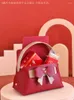 Confezione regalo 30 pezzi Borsa in pelle portatile per matrimonio Borsa per caramelle Borsa per baby shower Scatole per imballaggio Forniture per feste all'ingrosso