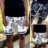 Herren-Shorts, stilvolle Herren-Shorts, dünne Hosen, Cashew-Print, Taschen, dehnbar, bedruckt