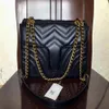 2020 G Marmont sacs à bandoulière femmes chaîne en or sac à bandoulière sacs à main nouveau sac à main de créateur femme Message Bag284H