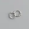 Hoop Earrings 925 Sterling Silver Minimalist Twisted Geometric Non Tarnish Thick Gold Plated Jewelry For Women 2023