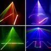 2W RGB Red600MW Green500MW Blue1000 MW DPSS Laser Lights Outdoor 25kpps Projectorlamp Stabiele lijnen 34CH DMX Controller Party Disco Ball DJ Show Stage Lighting V-6RGB
