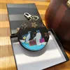 Party Favor Old flower mini coin purse creative love bird couple charm keychain coin key chain