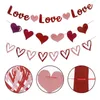 Party Dekoration Valentinstag Banner Herz Girlande Liebe Bunting Banner Dekor Hängende Hochzeit Valentinstag S String Supplies