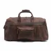 Borse borsel Luufan Big Borsa di grande capacità Viaggia gigantesco vera pelle in pelle borse a impianto da 60 cm per bagagli a mano spazioso viaggio d'affari
