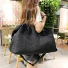 21SS Travel Nylon Bag Large Capacity Simple Leisure Big Handbag Cloth Mesh Shoulder Bags Detachable Portable Strap Messenger Tote344M