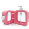 Storage Boxes Transparent Dispensing Bottle 300ml Bathroom Sub-bottling For Shampoo Hand Sanitizer Shower Gel Visual Lotion Empty