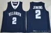 Custom College Villanova Wildcats Jerseys Basketball Kyle Lowry 2 Kris Jenkins 3 Josh Hart 15 Ryan Arcidiacono 30 Kerry Kittles 54 Ed Pinckn