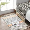 Tapis style bohème rétro gland tapis coton lin tissé tapis tapis de sol pour chambre salon chemin de table porte décor à la maison