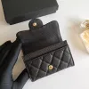 Fashion womens High-end designer wallet ladies black pink purses high quality coin purse pocket interior slot leather luxury handb299v