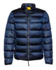 Mens Down Jacket Katoen met katoenen gevarieerd jas Massieve kleur blauw witte eend in vrije tijd