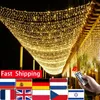 Strings 2023 Christmas Lights 5M-100M Led String Fairy Outdoor Garlands Festoon For Tree Wedding Party Holiday Garden Decoration