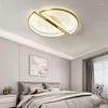 Plafonniers Aluminium Salon La Chambre Nordic Personnalité Étude Circulaire Géométrique Minimaliste Absorber Dome Light