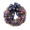Decorative Flowers Wreaths 4th Of July Wreath Memorial Day Patriotic For Front Door Decorations Independence