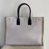 Femmes rive gauche fourre-tout sac de plage en gros toile embrayage poignée supérieure sacs boutique luxe sac à main dame Crossbody épaule mode grande capacité sac de voyage Designer