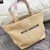 Вечерние сумки Lafite Соломенные сумки Sunshine Beach Bag Женщины плечо сумки для покупки Travel Touts рук вязание крючком