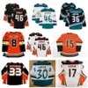 QQQ8 Trevor Zegras Hockey Jersey Ryan Getzlaf Evgenii Dadonov Troy Terry John Gibson Max Jones Josh Manson Hampus Lindholm Buddy Robinson Jakobs