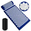 Carpets Pranamat Eco Lotus Spike Mat Acupuncture Massage Cushion Kuznetsov Applicateur pour le cou Back Back Yoga Acupressure