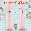 Artículos de belleza Mini gato Claw Vibrator Hembra Out e Inserta Vagina Clitoris Estimulación G-Spot Masturbator impermeable juguetes para adultos sexy