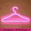 Hanger Hooks LED Neon Sign USB Powered Neons Night Light For Room Bedroom Store Holiday Wall Decoration Grils Holiday Gift RRA900