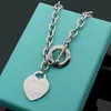 New OT Button Love Love Charm Necklace Set Classic T Letter Designer Cault Tet Fashion Men and Women Jewelry Gift255K