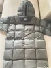 Mens Downs American Paratroopers Hooded Outdoor Warm Coat Parker Army Green White Goose Down