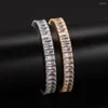 Link Bracelets Fashion Hip Hop Jewelry Iced Out Bracelet Zircon Charm High Quality Male Hiphop Gifts For Man And Women