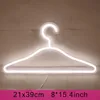 Hanger Hooks LED Neon Sign USB Powered Neons Night Light For Room Bedroom Store Holiday Wall Decoration Grils Holiday Gift RRA900