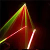2W RGB Red Green Blue White Colorfull Laser Lights Outdoor 25Kpps Animation DMX Scan Beam Lamps for KTV Party Disco Ball DJ Show Birthday Stage Effect Lighting V-6RGB