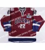 College Hockey Wears Nik1 Tulsa Oilers 22 Gary Steffes Hokey Jersey Mavi Nakış Dikişli Özel Herhangi Bir Sayı ve Adı Jersey